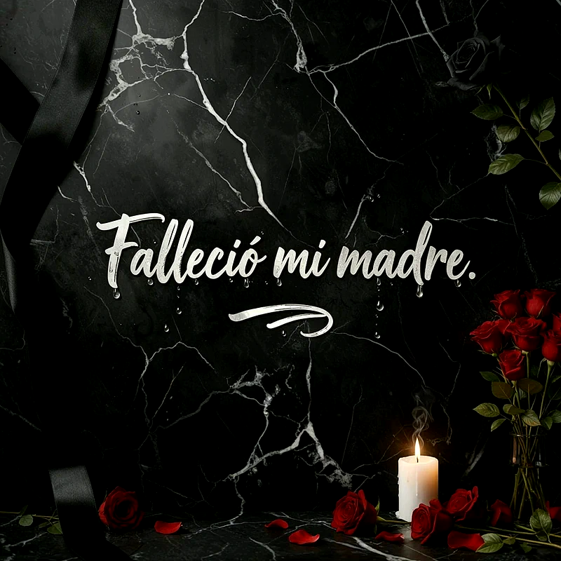 Descargar imagen de pésame por el fallecimiento de mi madre
