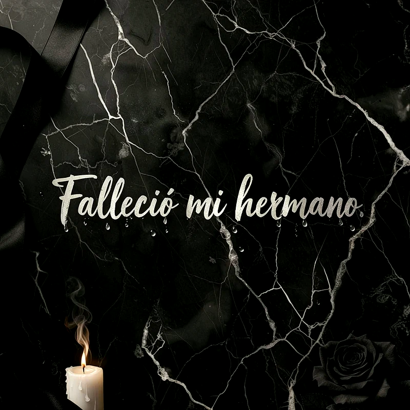 Descargar imagen de pésame por el fallecimiento de un hermano