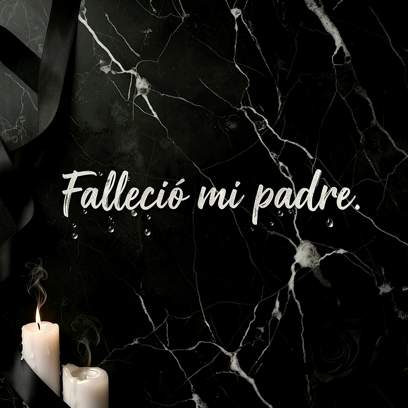 Descargar imagen de pésame por el fallecimiento del padre