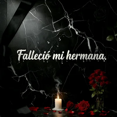 Descargar imagen de pésame por el fallecimiento de mi hermana