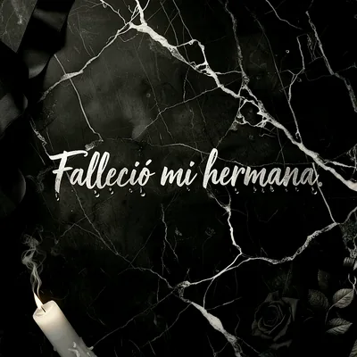 Descargar imagen de pésame por el fallecimiento de mi hermana