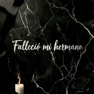 Descargar imagen de pésame por el fallecimiento de un hermano