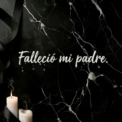 Descargar imagen de pésame por el fallecimiento del padre